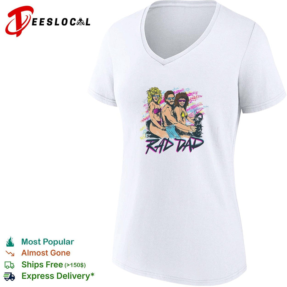 Rad dad jet ski shirt Unisex