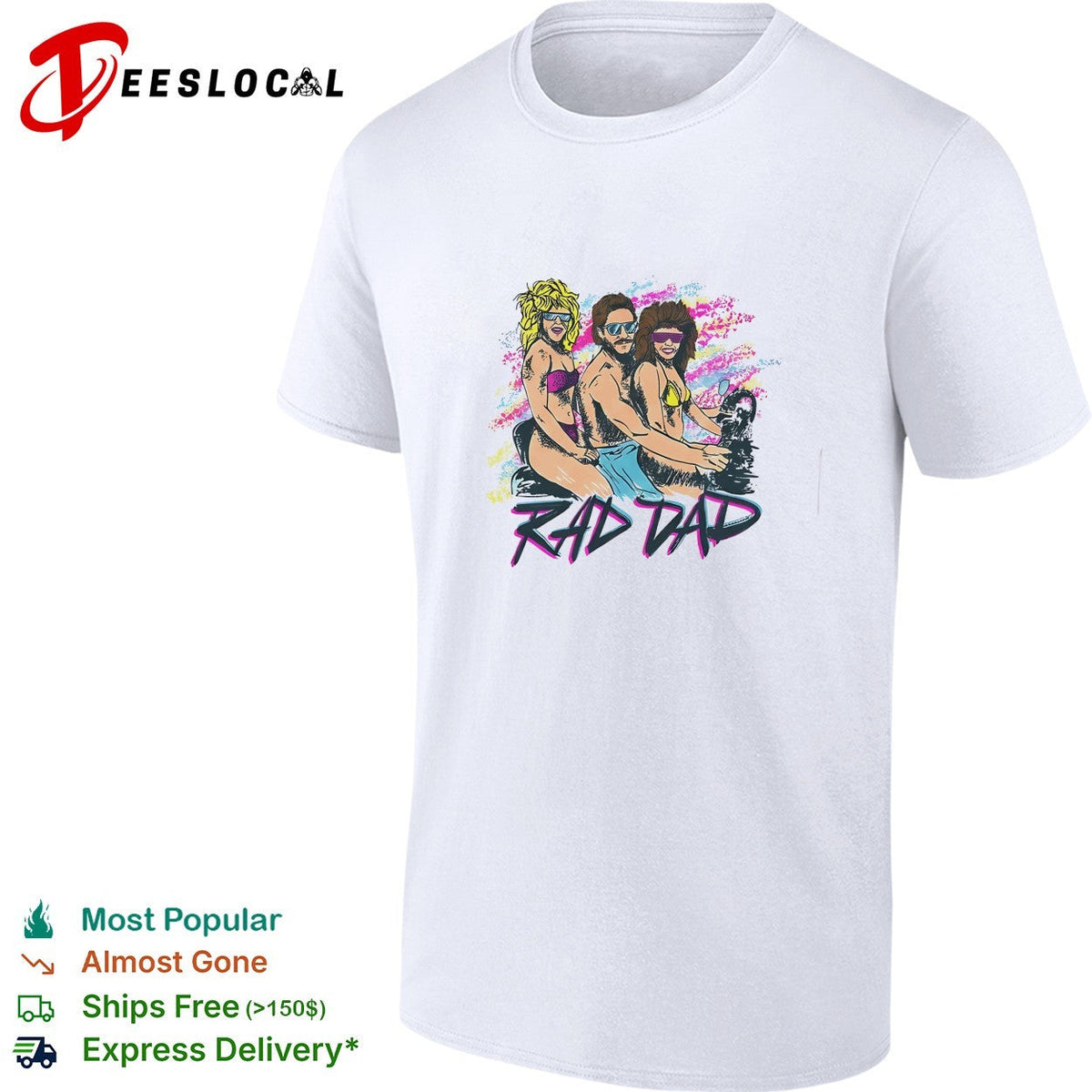 Rad dad jet ski shirt Unisex