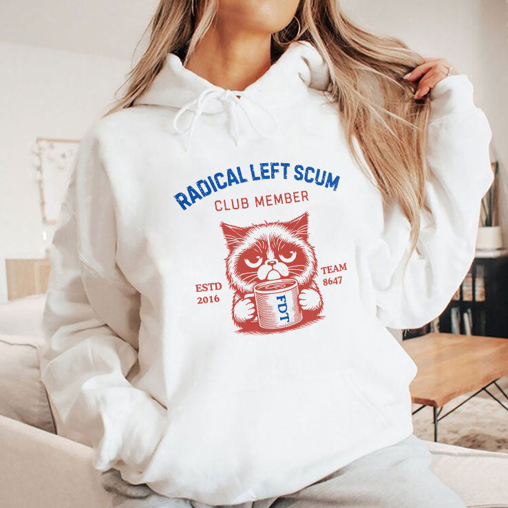 Radical Left Scum Club Member Anti Trump T Shirt Unisex