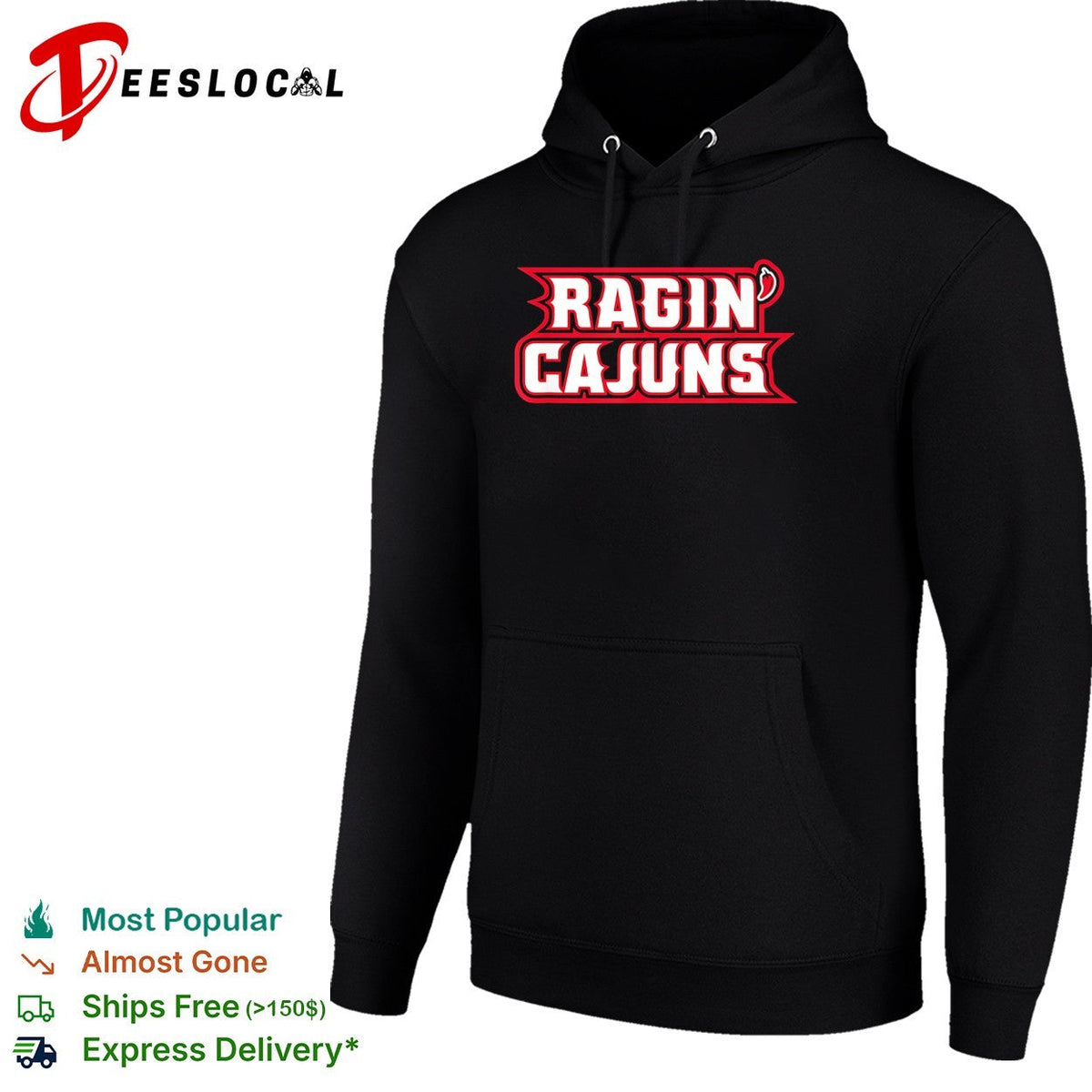 Ragin Cajuns Louisiana Ragin Cajuns University of Louisiana Athletics logo shirt Unisex