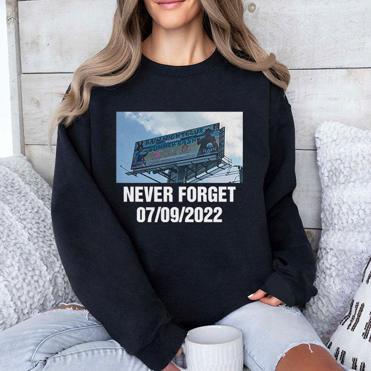 Rain Nightclub Summer Bash Never Forget 7 9 2022 T Shirt Unisex