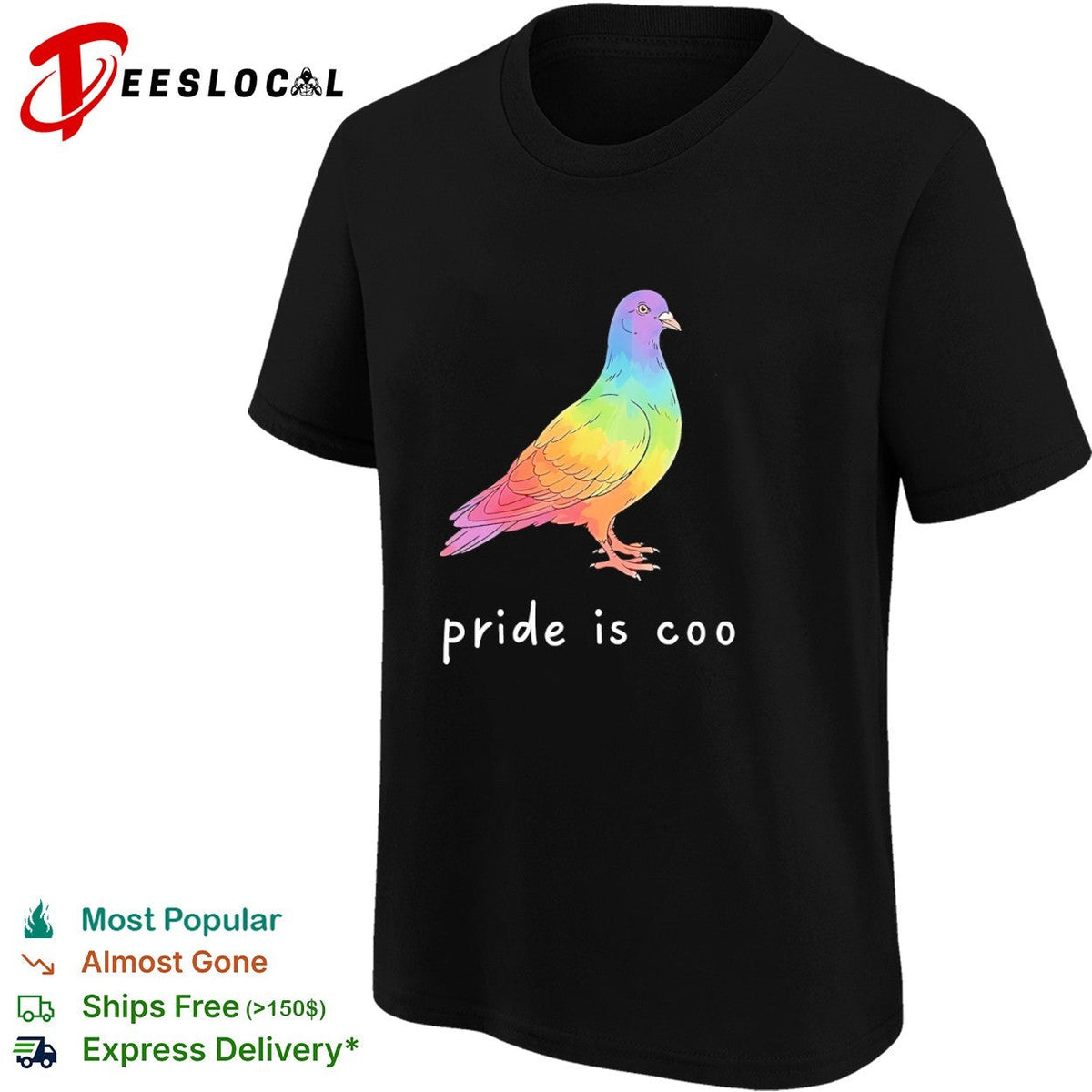 Rainbow Pigeon pride is coo LGBT Pride Shirt Unisex