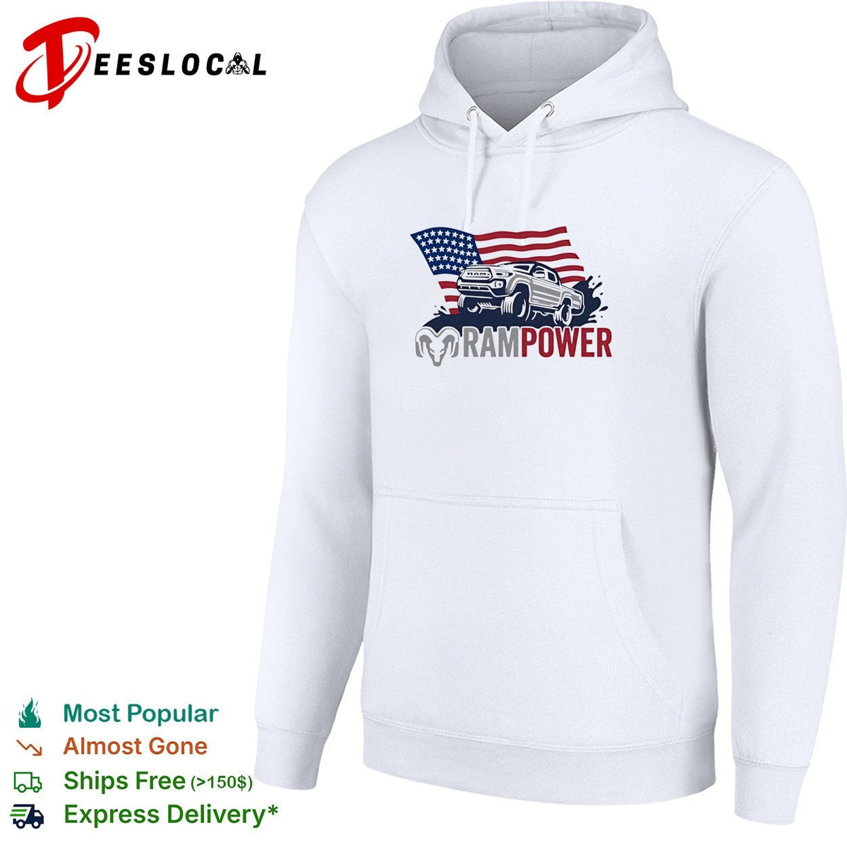 Ram Power Toyota Tacoma American flag shirt Unisex
