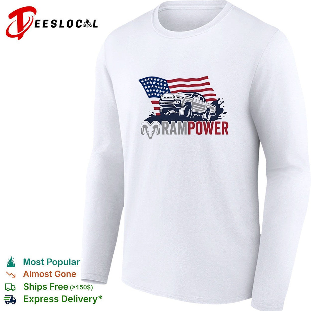 Ram Power Toyota Tacoma American flag shirt Unisex