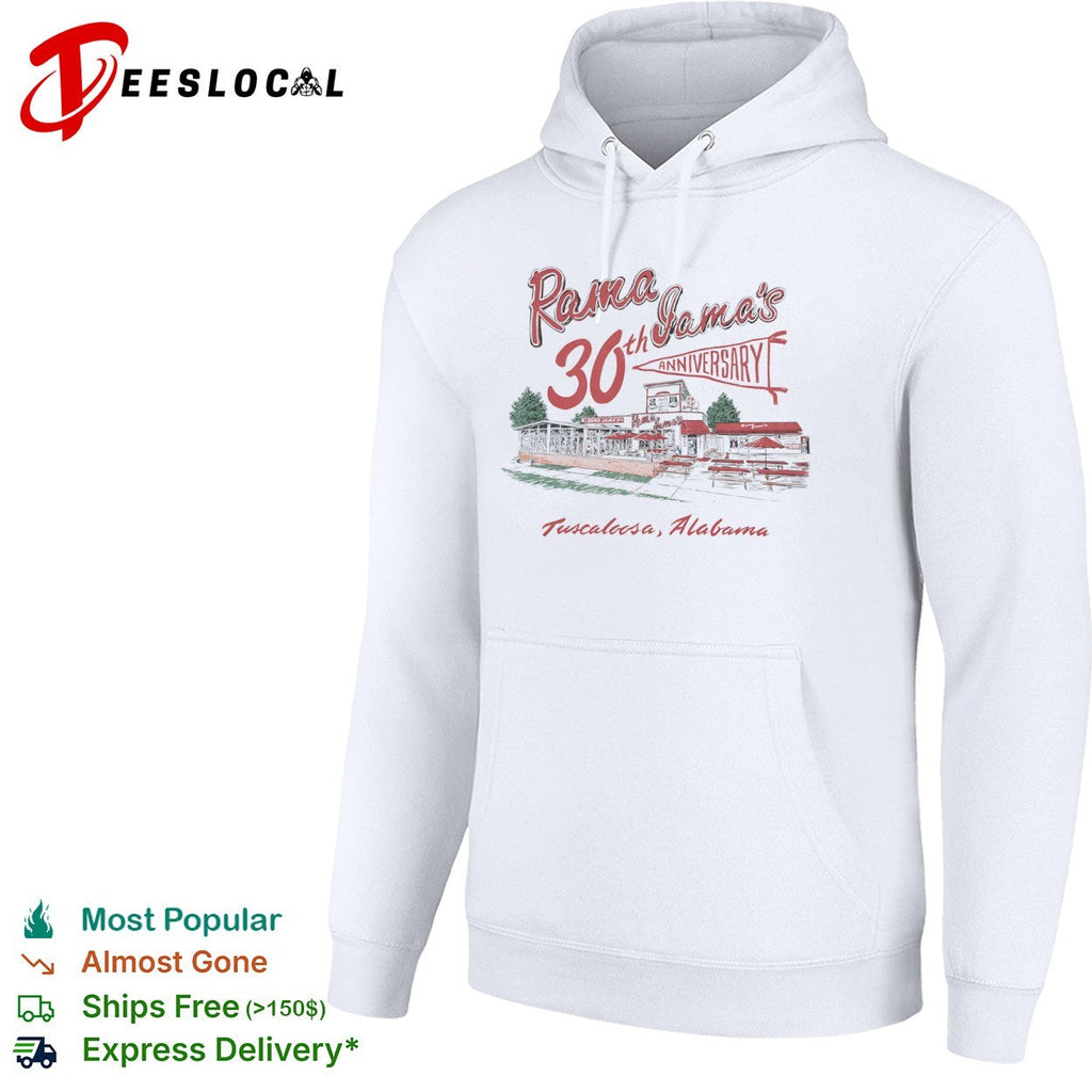 Rama Jama’s 30th Anniversary Tuscaloosa Alabama restaurant drawing shirt Unisex