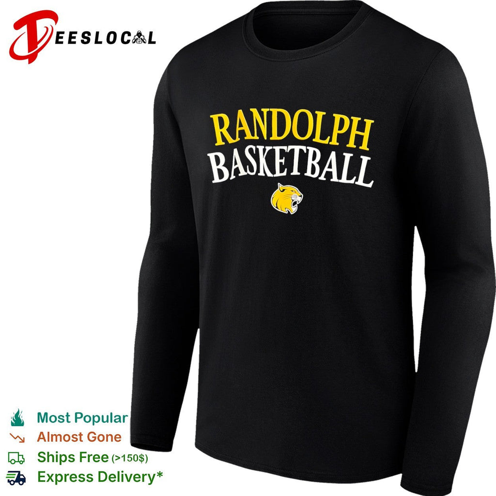 Randolph Wildcat Basketball Mascot Logo shirt Unisex