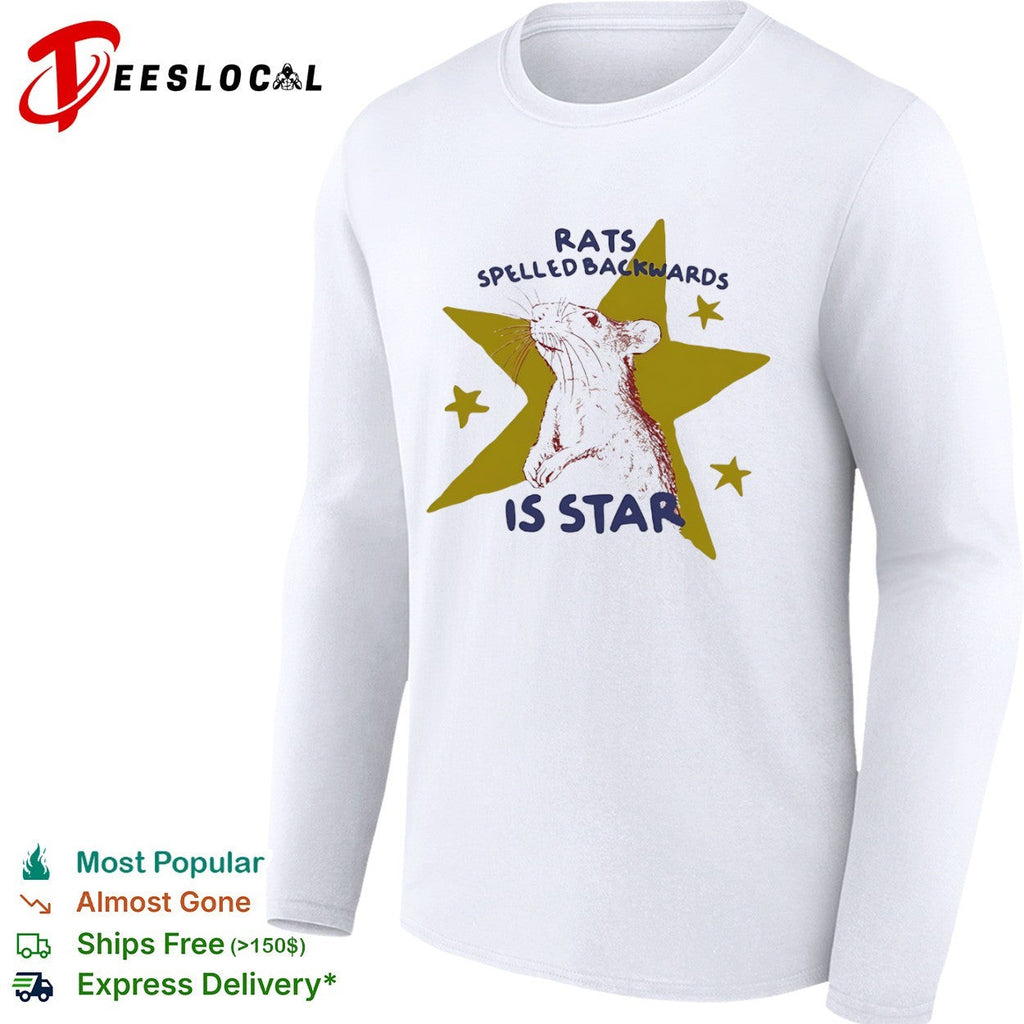 Rats spelled backwards is star rodent artistic minimalist shirt Unisex