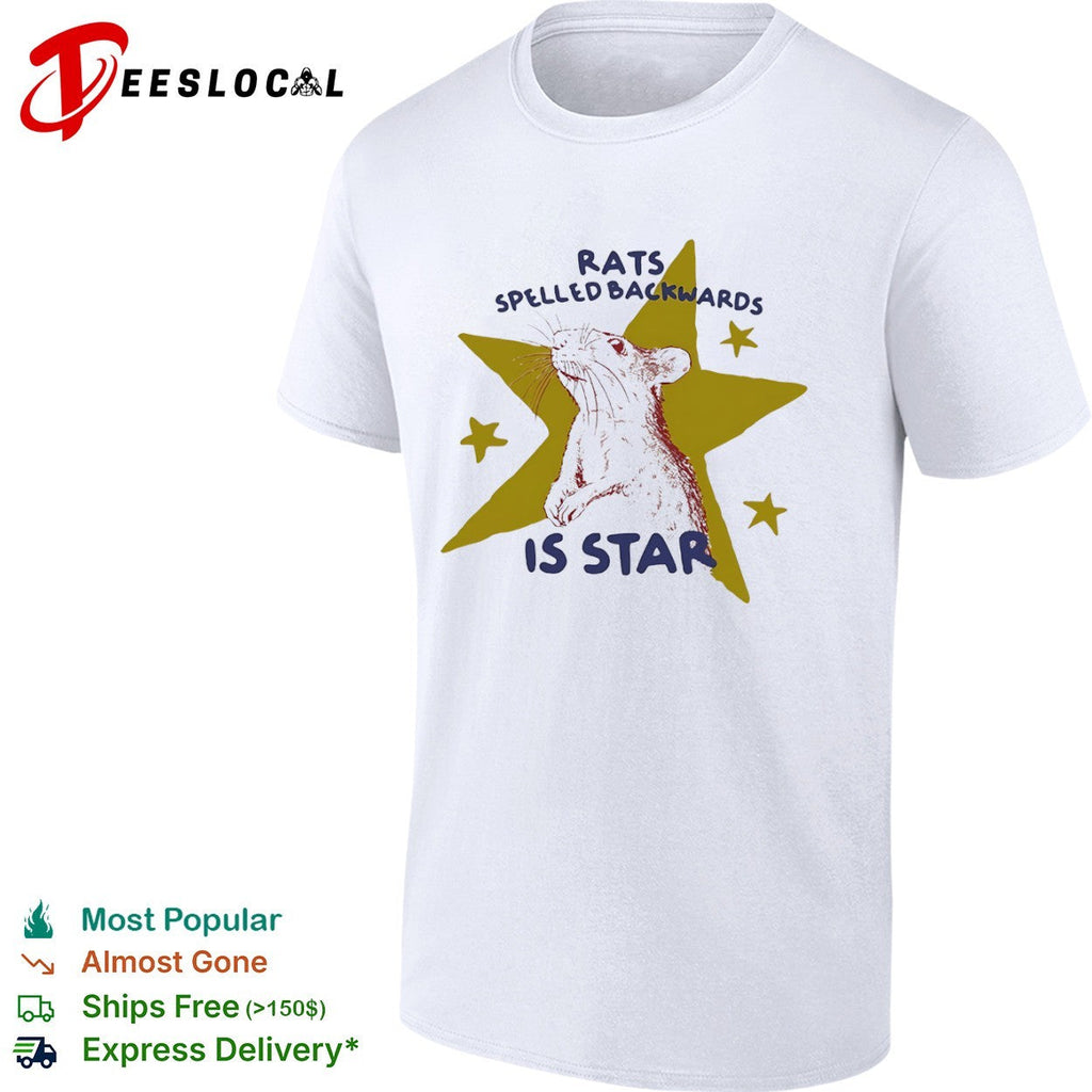 Rats spelled backwards is star rodent artistic minimalist shirt Unisex