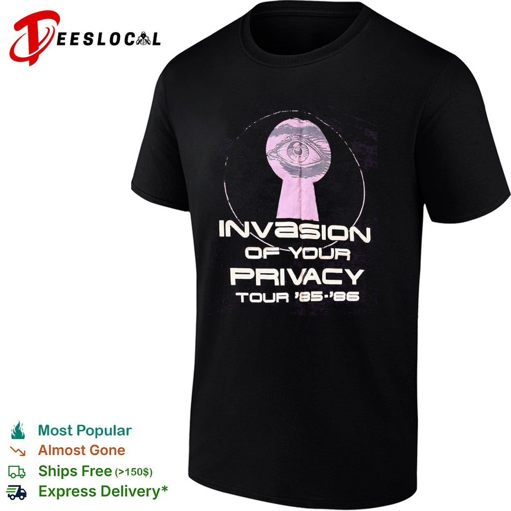 Ratt Invasion of Your Privacy Tour 85 86 eye keyhole shirt Unisex