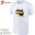 Reading Rambo book rainbow brain blast shirt Unisex