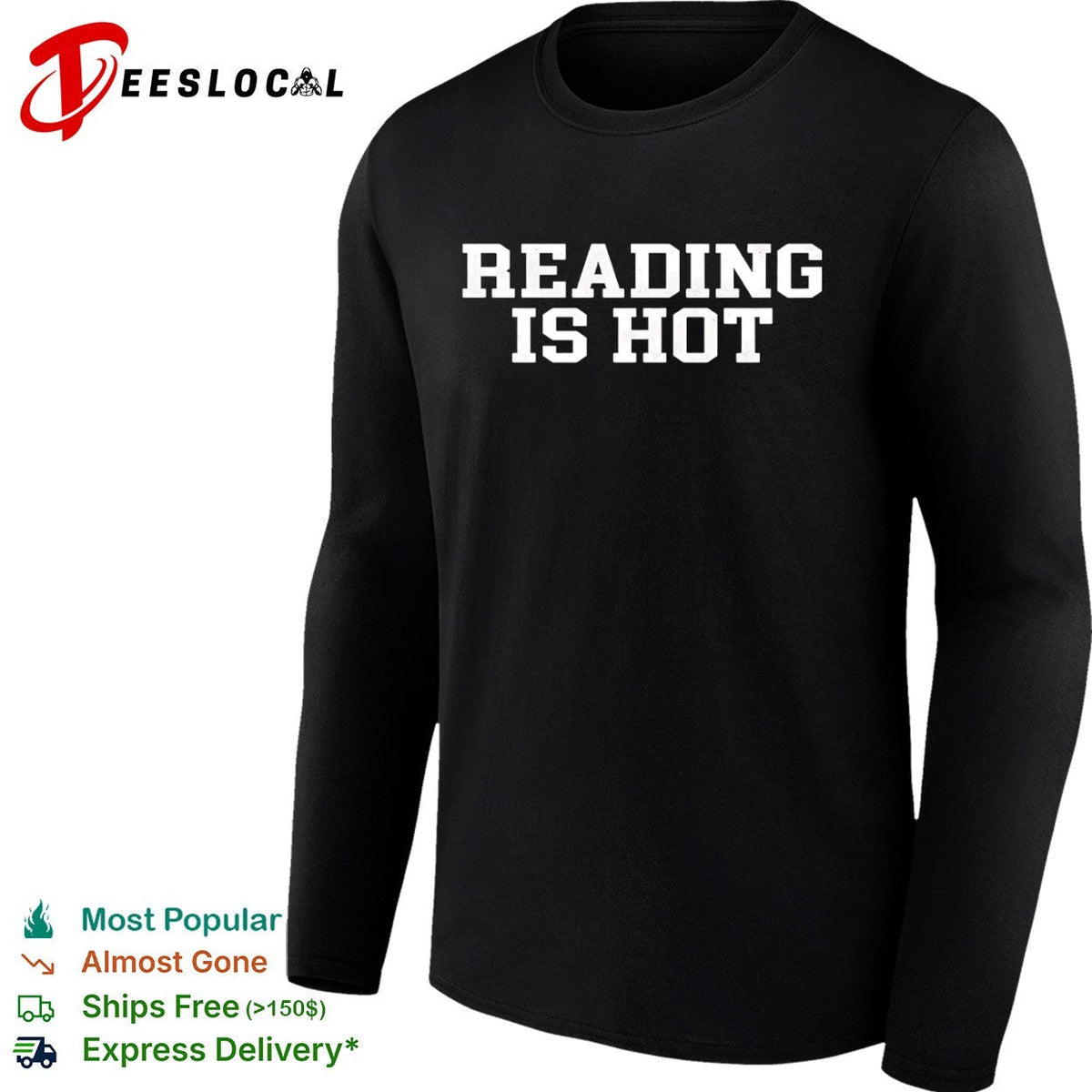 Reading is hot shirt Unisex
