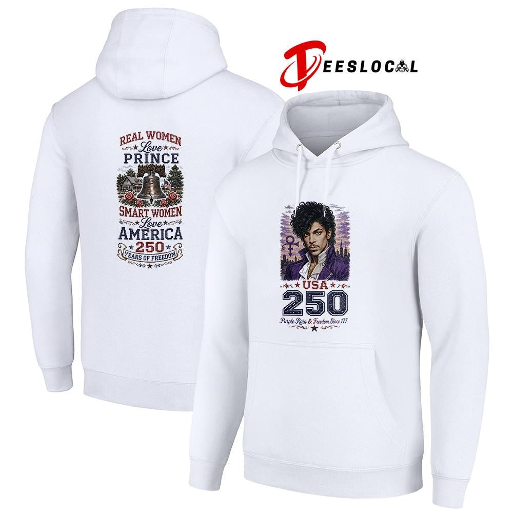 Real women love Prince smart women love America 250 years of freedom shirt Unisex