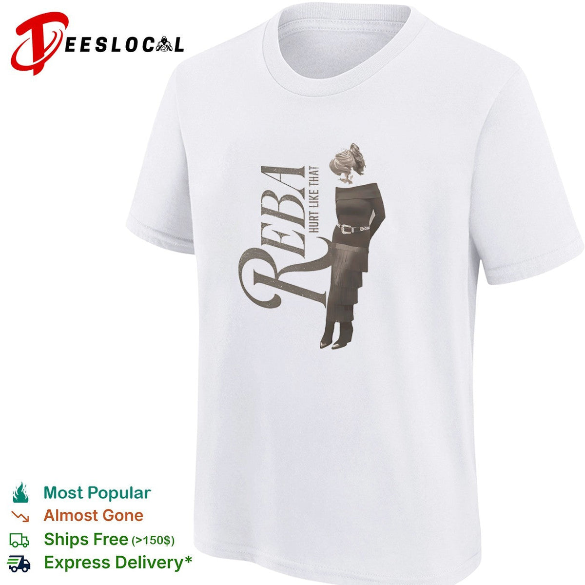 Reba McEntire Hurt Like That Country Music Singer Songwriter Official Logo shirt Unisex