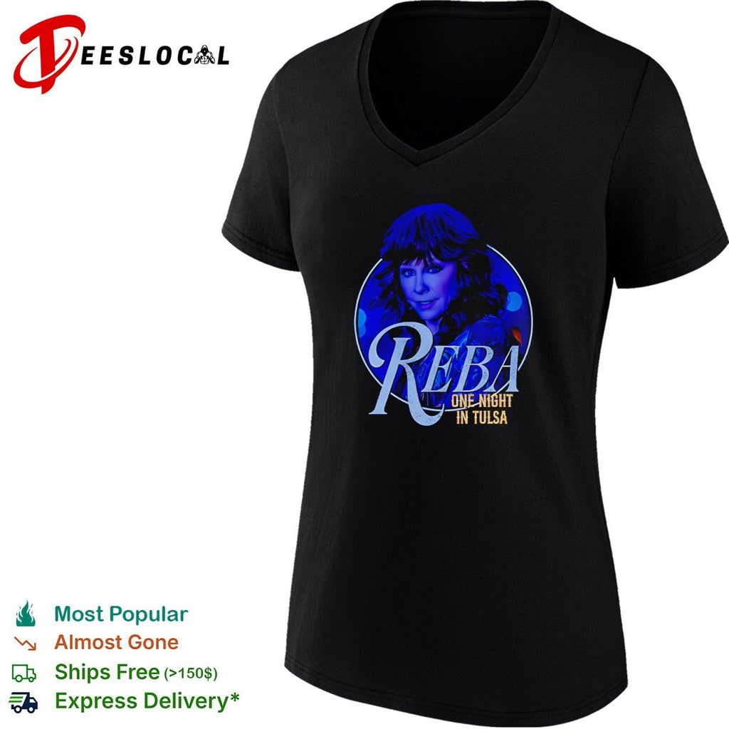 Reba McEntire Reba one night in Tulsa concert shirt Unisex