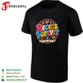 Recess Forever Est 2026 Colorful Retro Typography Design shirt Unisex