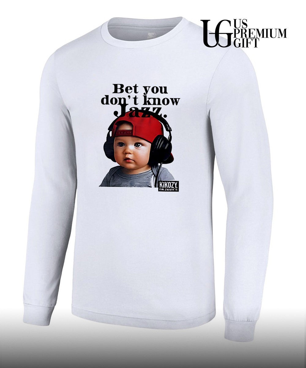 Red Baseball Cap Headphones Music Bet you don’t know Jazz shirt Unisex