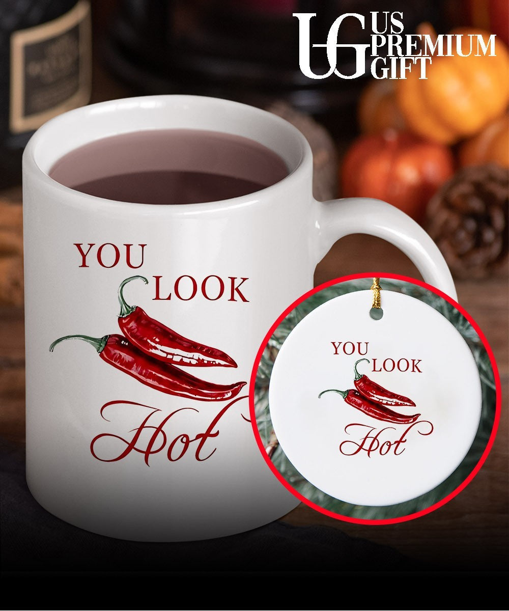 Red Chili Peppers You Look Hot shirt Unisex