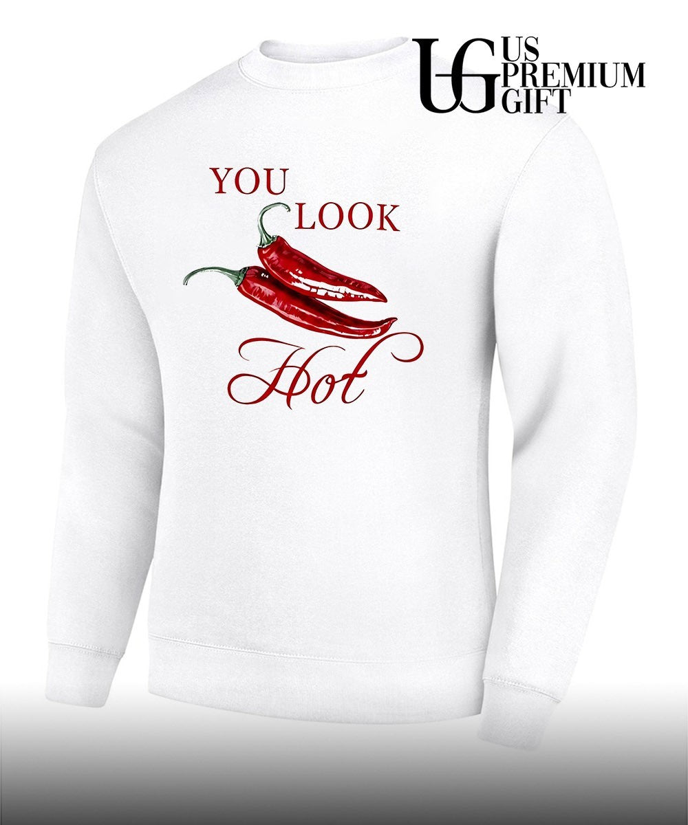 Red Chili Peppers You Look Hot shirt Unisex