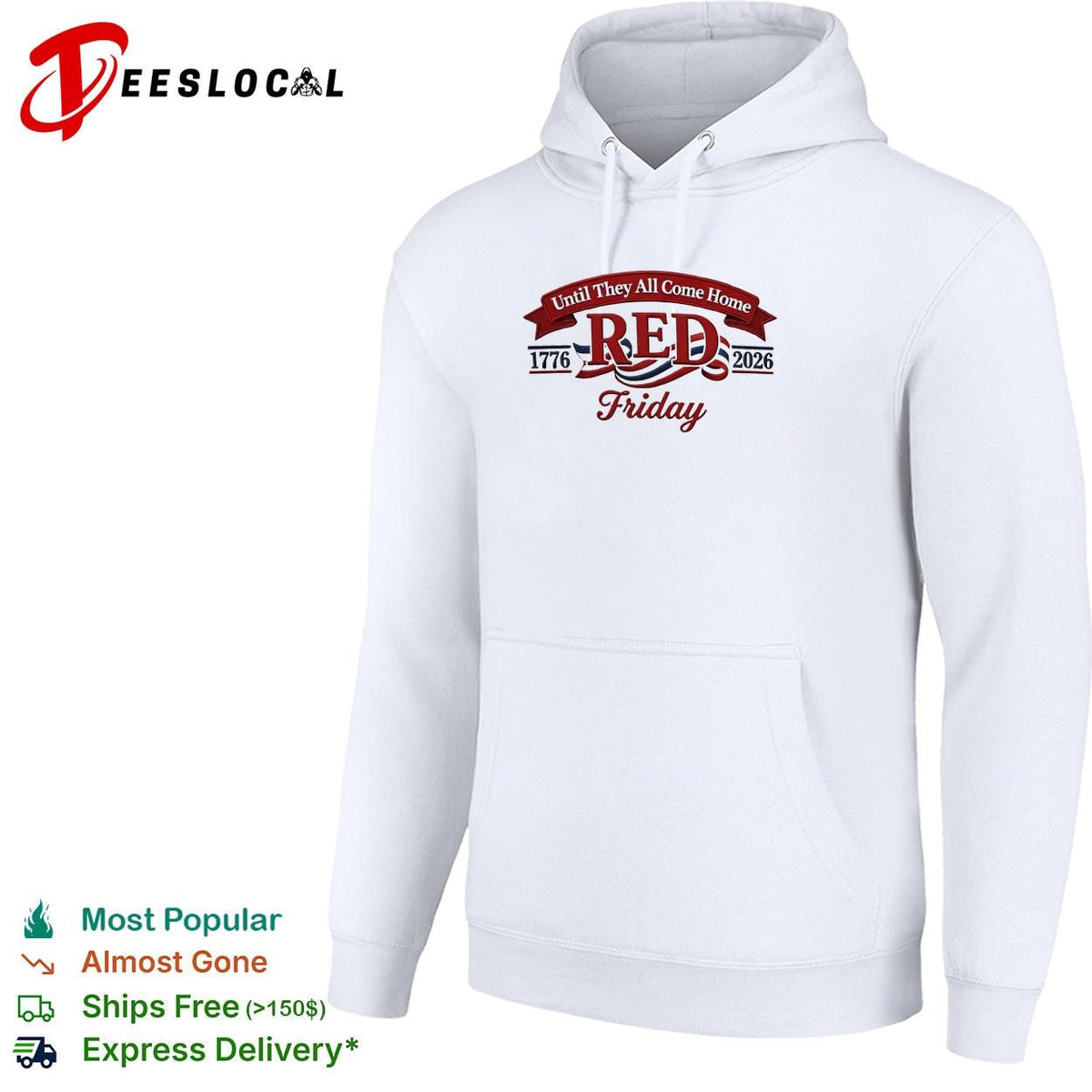 Red Friday until they all come home 1776 2026 military honor shirt Unisex