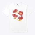 Red Poppy Floral Fuck Trump T Shirt Unisex