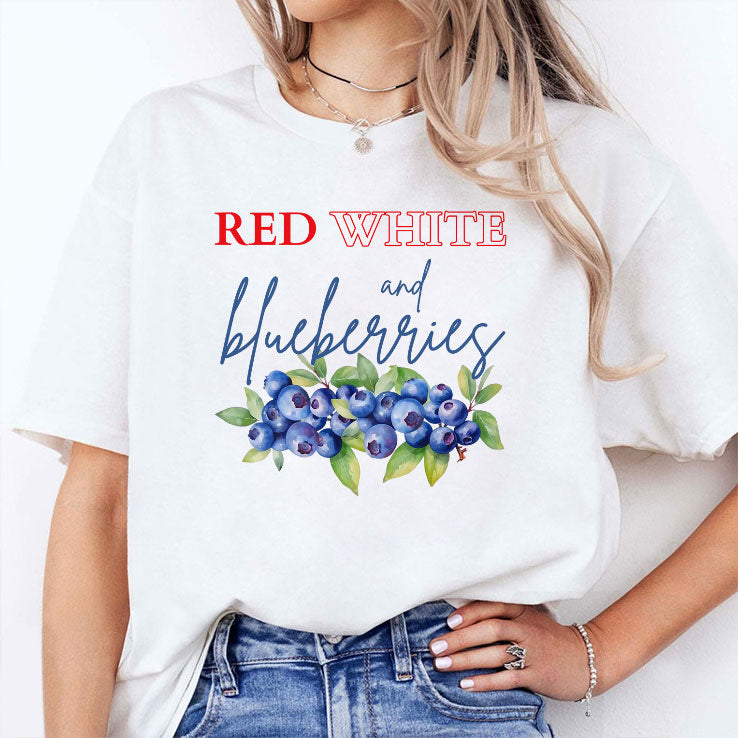 Red White And Blueberries Charlie Kirk T Shirt Unisex