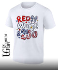 Red White and 250 USA 4th Of July shirt Unisex