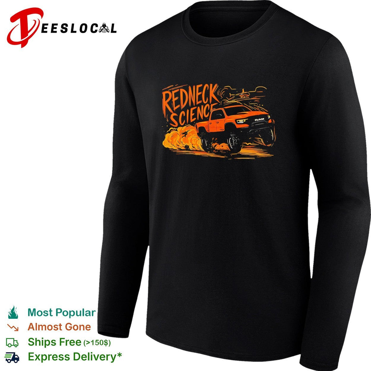 Redneck Science RAM TRX Truck Off Road Dirt Racing shirt Unisex