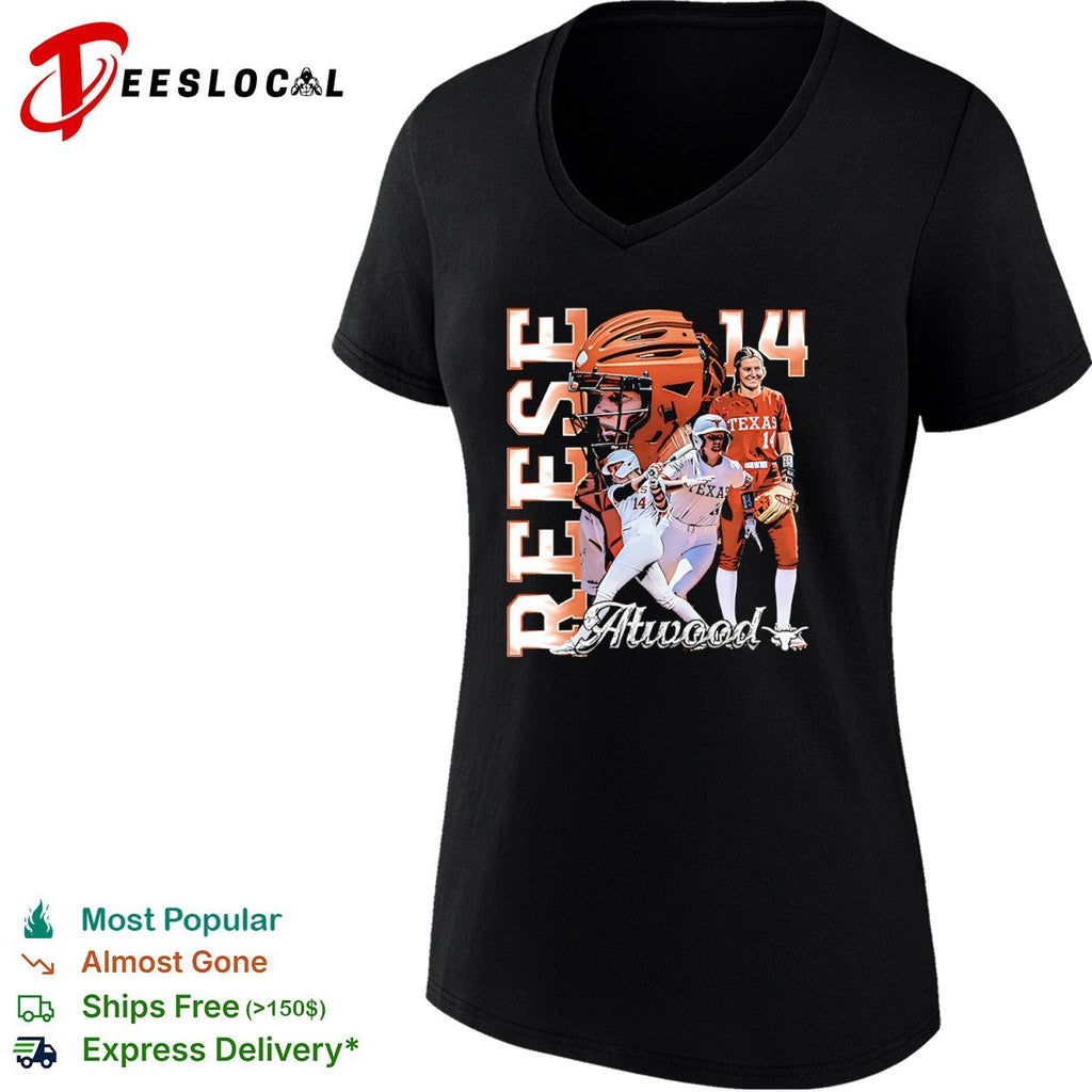 Reese Atwood Texas Longhorns Softball 14 NCAA Collage shirt Unisex