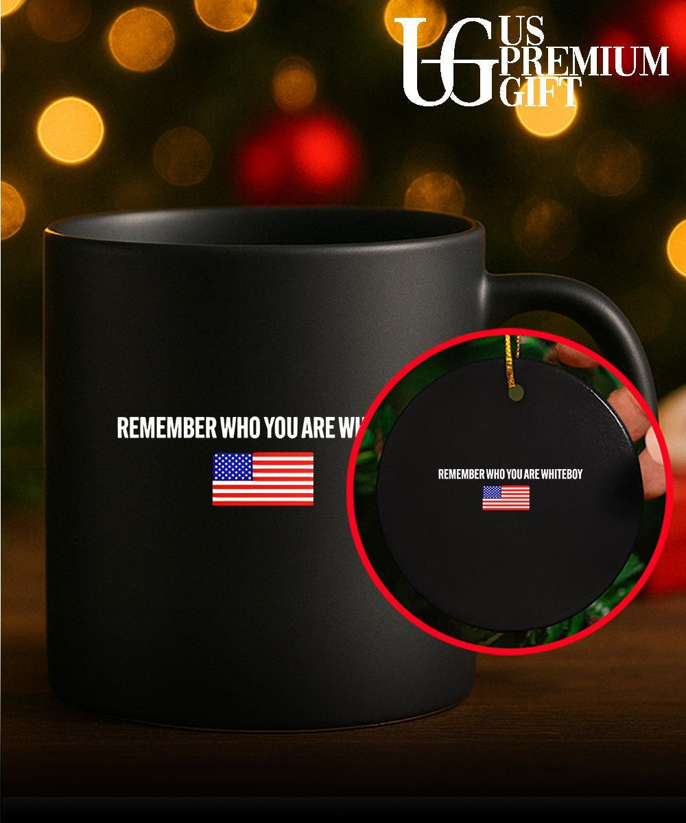 Remember who you are whiteboy USA flag shirt Unisex