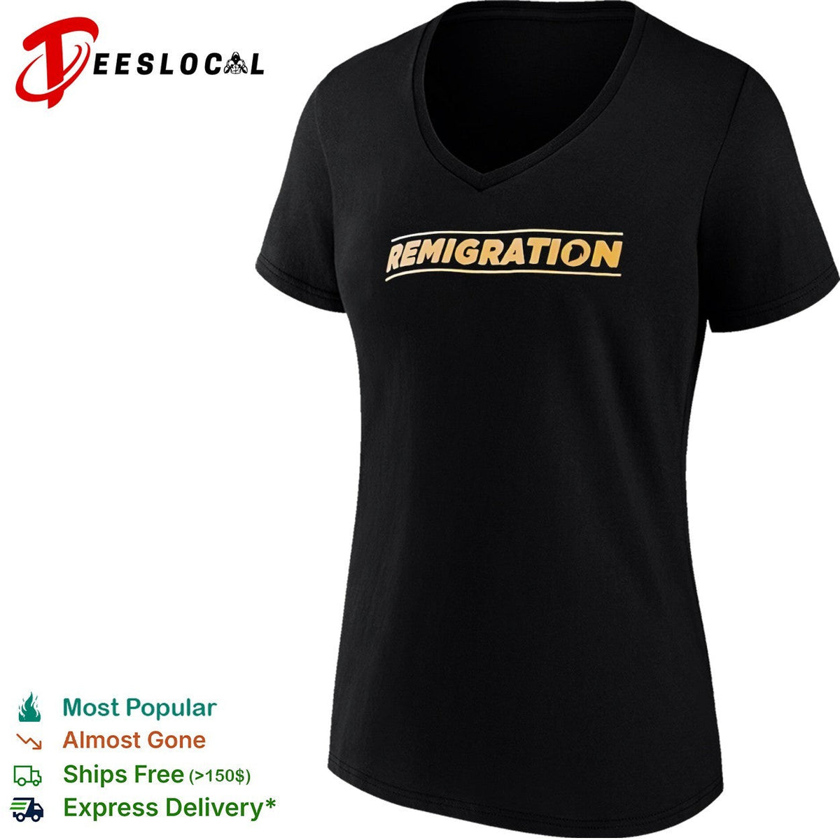Remigration logo shirt Unisex