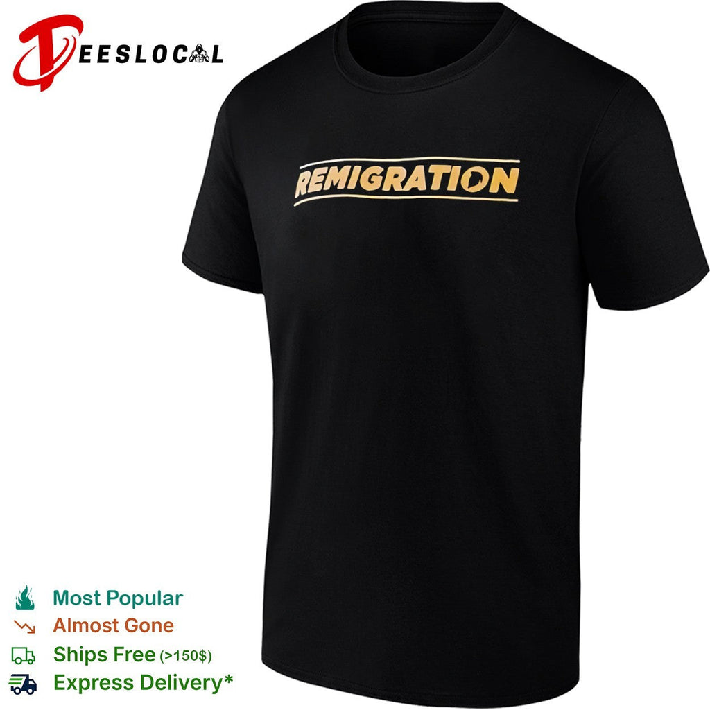 Remigration logo shirt Unisex