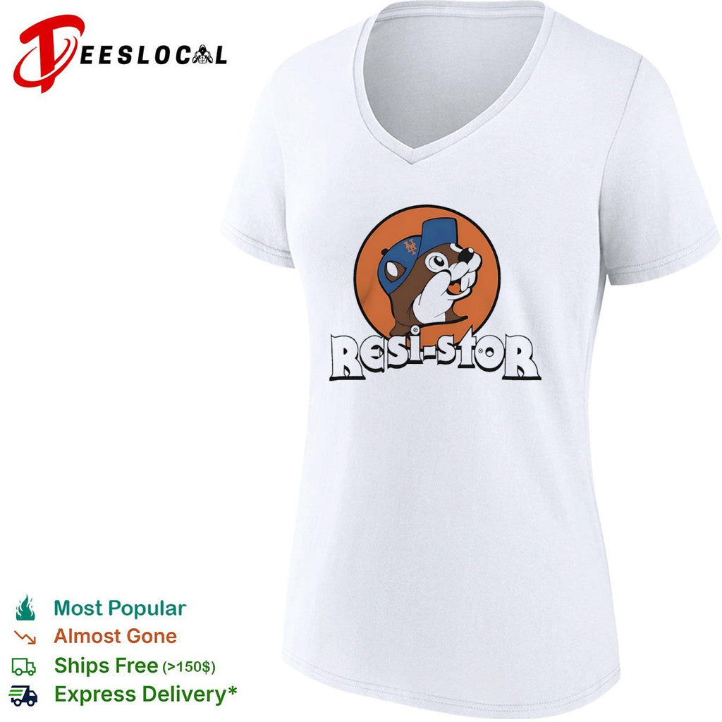 Resi-stor Buc-ee New York Mets shirt Unisex
