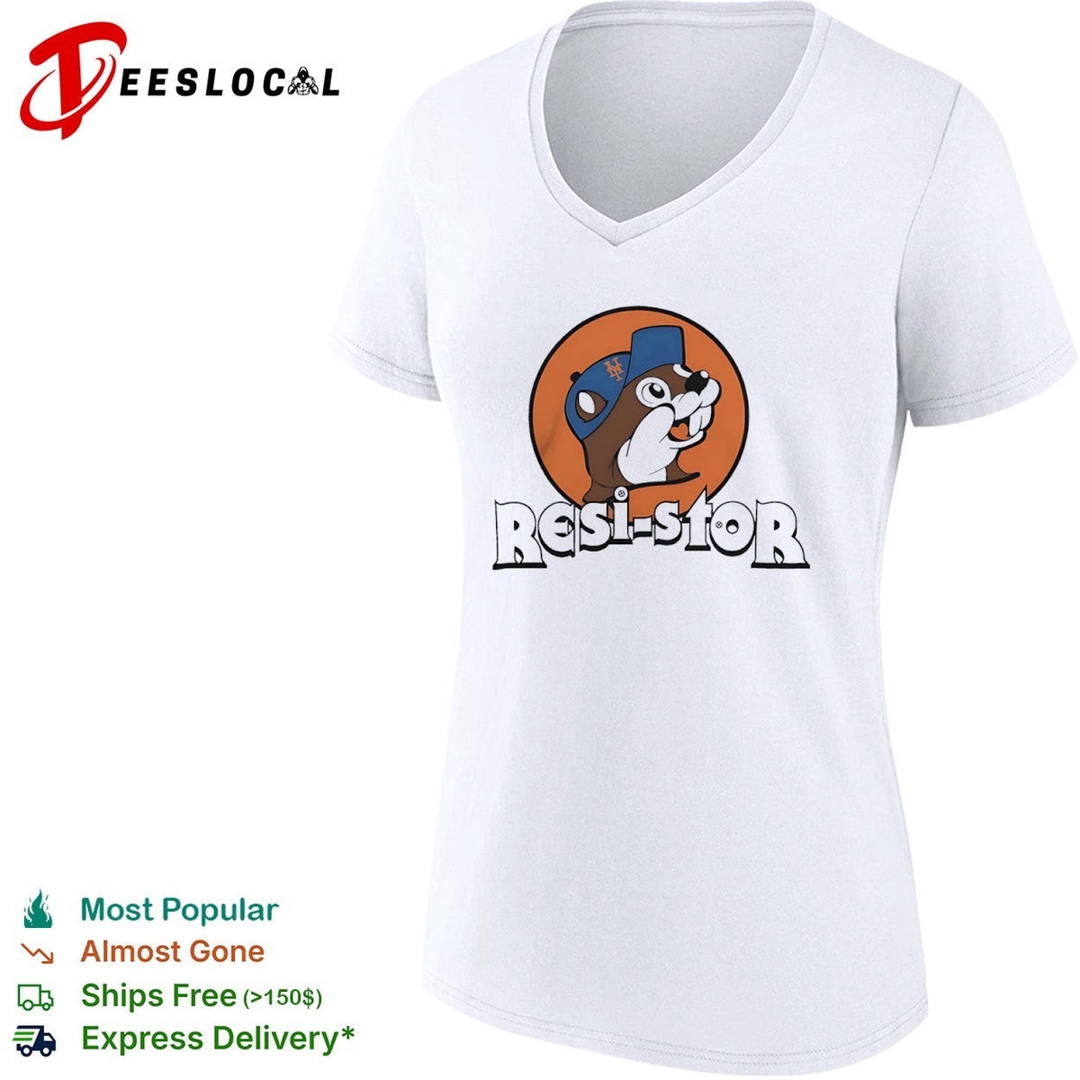 Resi-stor Buc-ee New York Mets shirt Unisex