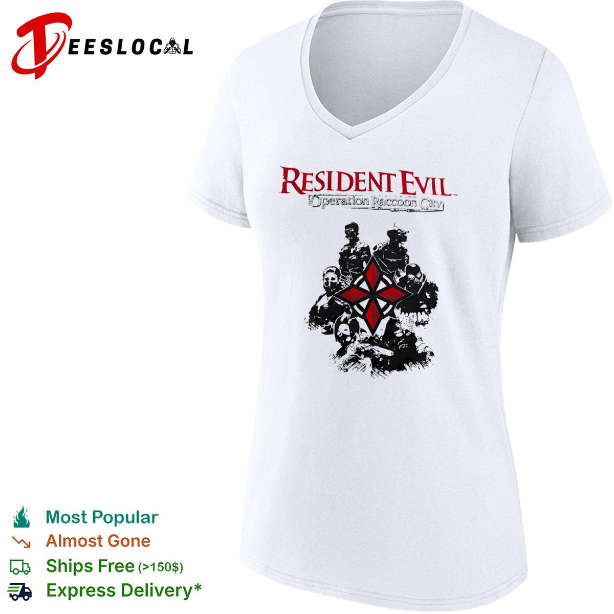 Resident Evil Operation Raccoon City Umbrella Corporation Wolfpack Squad shirt Unisex