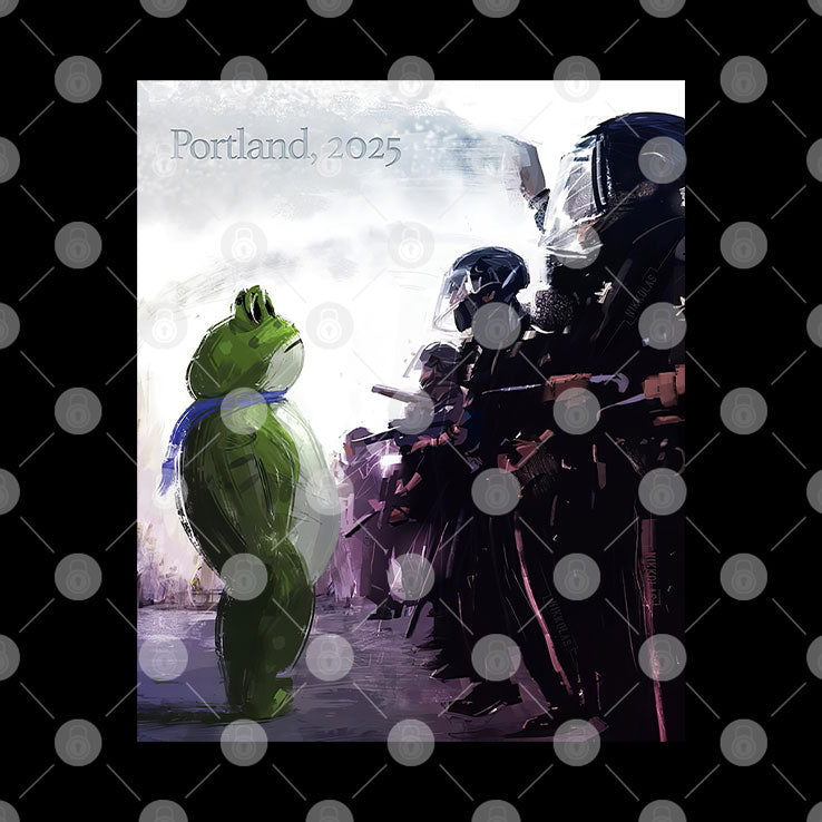 Resist Portland Frog I Stand With Frog T Shirt Unisex