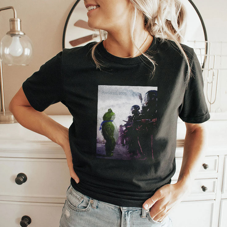 Resist Portland Frog I Stand With Frog T Shirt Unisex