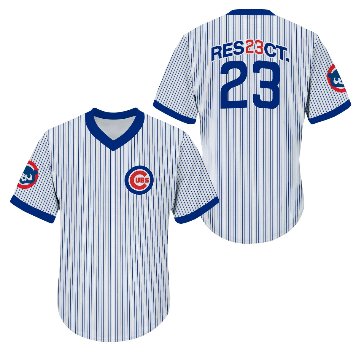 Respect Ryne Sandberg 23 Men V Neck Jersey Unisex