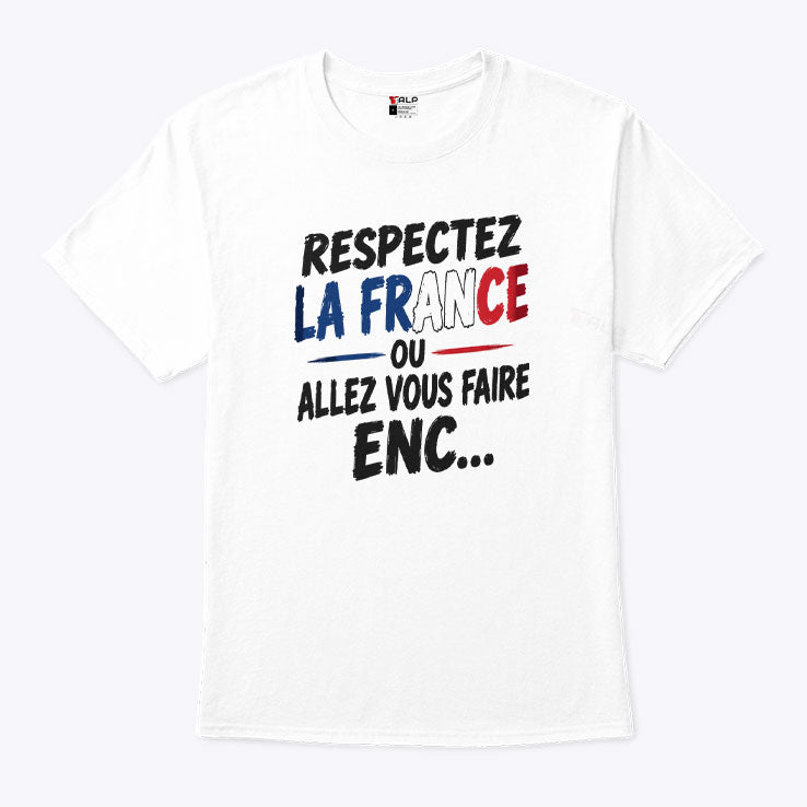 Matthieu Letho Duclos Respectez La France T Shirt