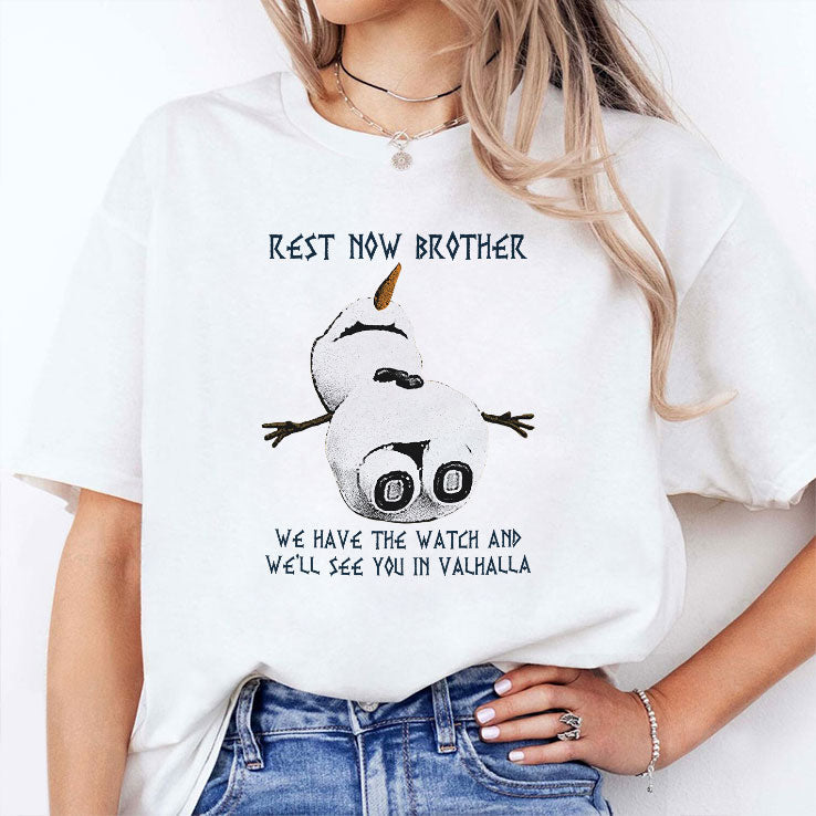 Rest Now Brother We Have The Watch And We’ll See You In Valhalla Shirt Unisex