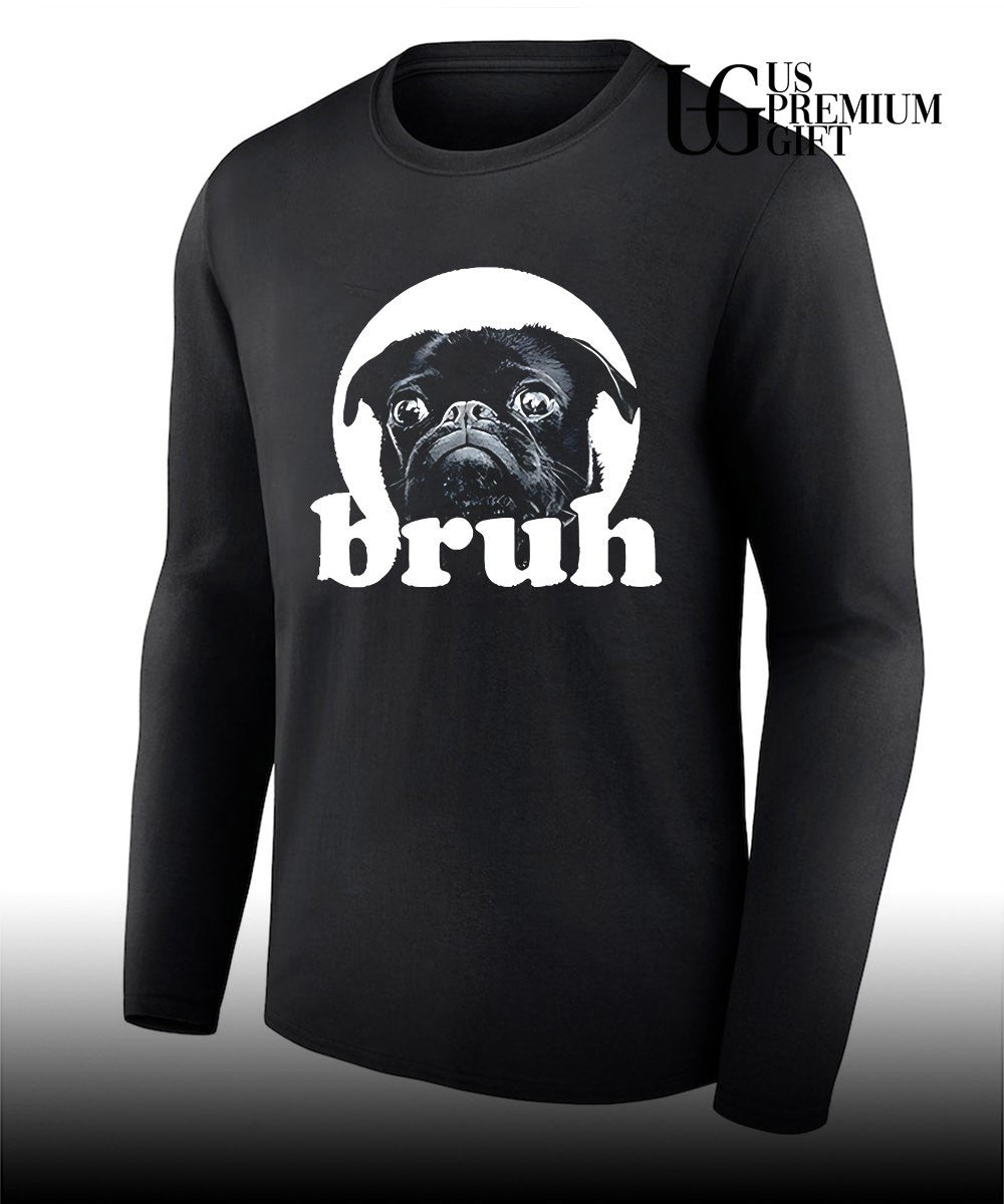 Resurrected Rides Don Abenante Dog Pug Says Bruh shirt Unisex