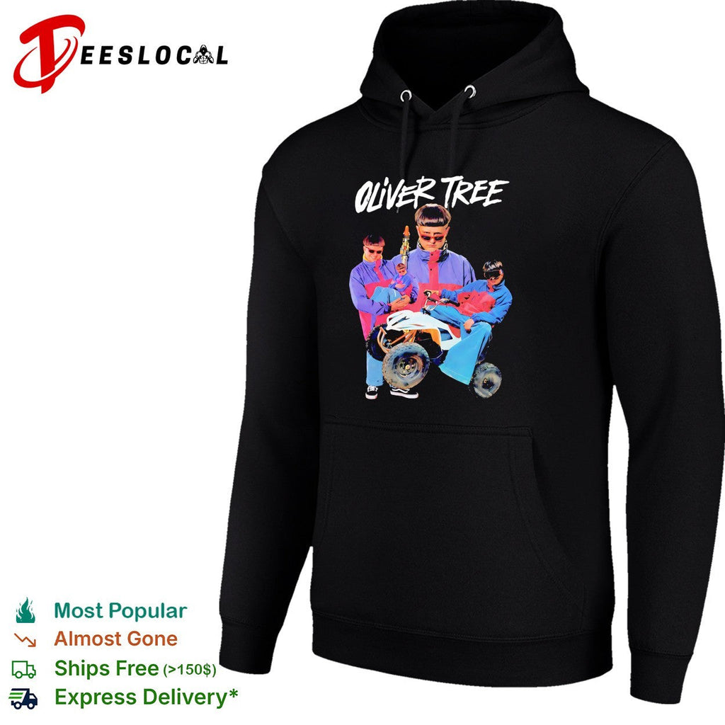 Retro ATV quad bike two riders funky outfit vintage photo art shirt Unisex