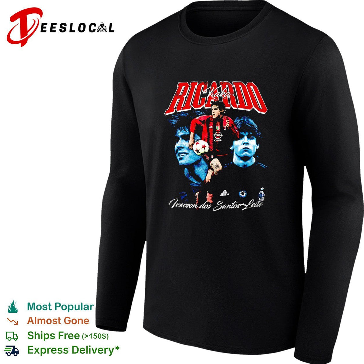 Ricardo Kaka AC Milan portrait shirt Unisex