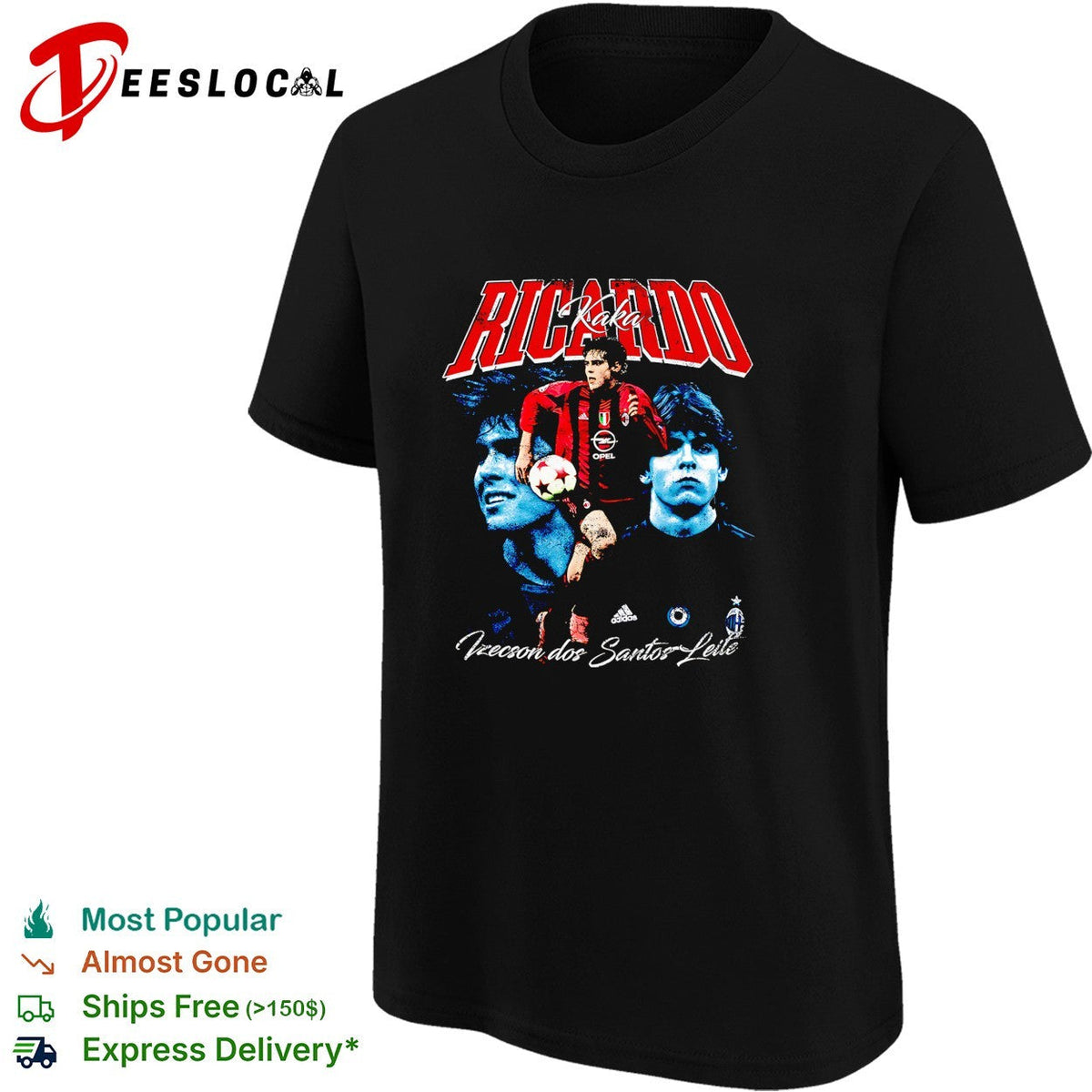 Ricardo Kaka AC Milan portrait shirt Unisex