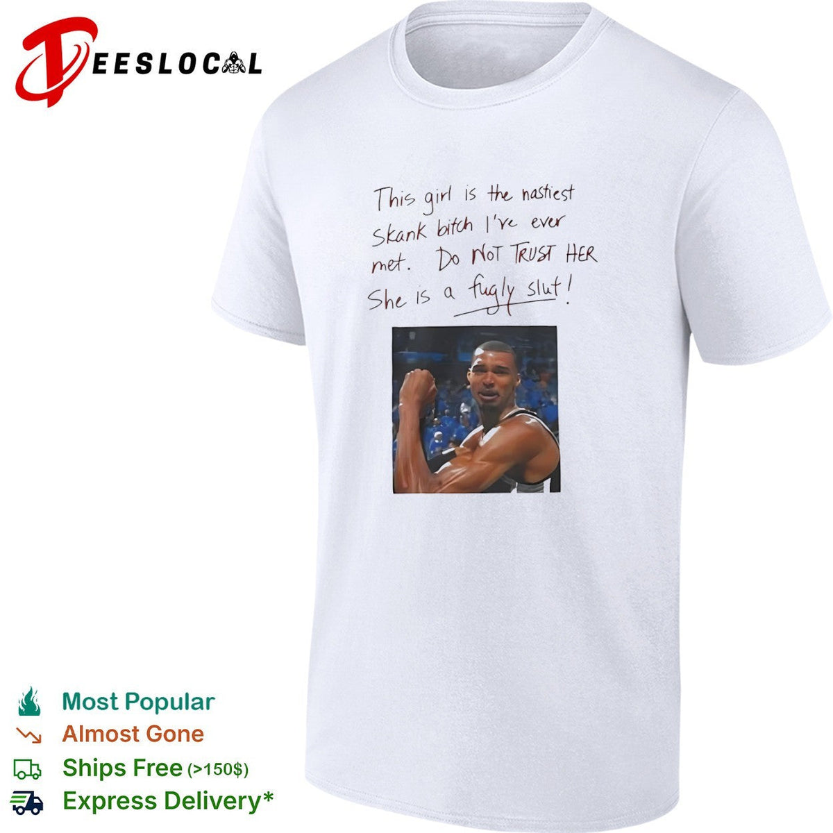 Richard Jefferson San Antonio Spurs NBA This girl is the nastiest shirt Unisex