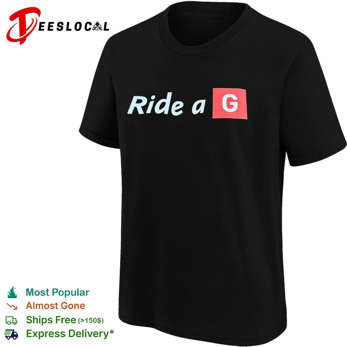 Ride a G logo shirt Unisex
