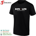 Rife 4 Life chipped shoulder tour shirt Unisex
