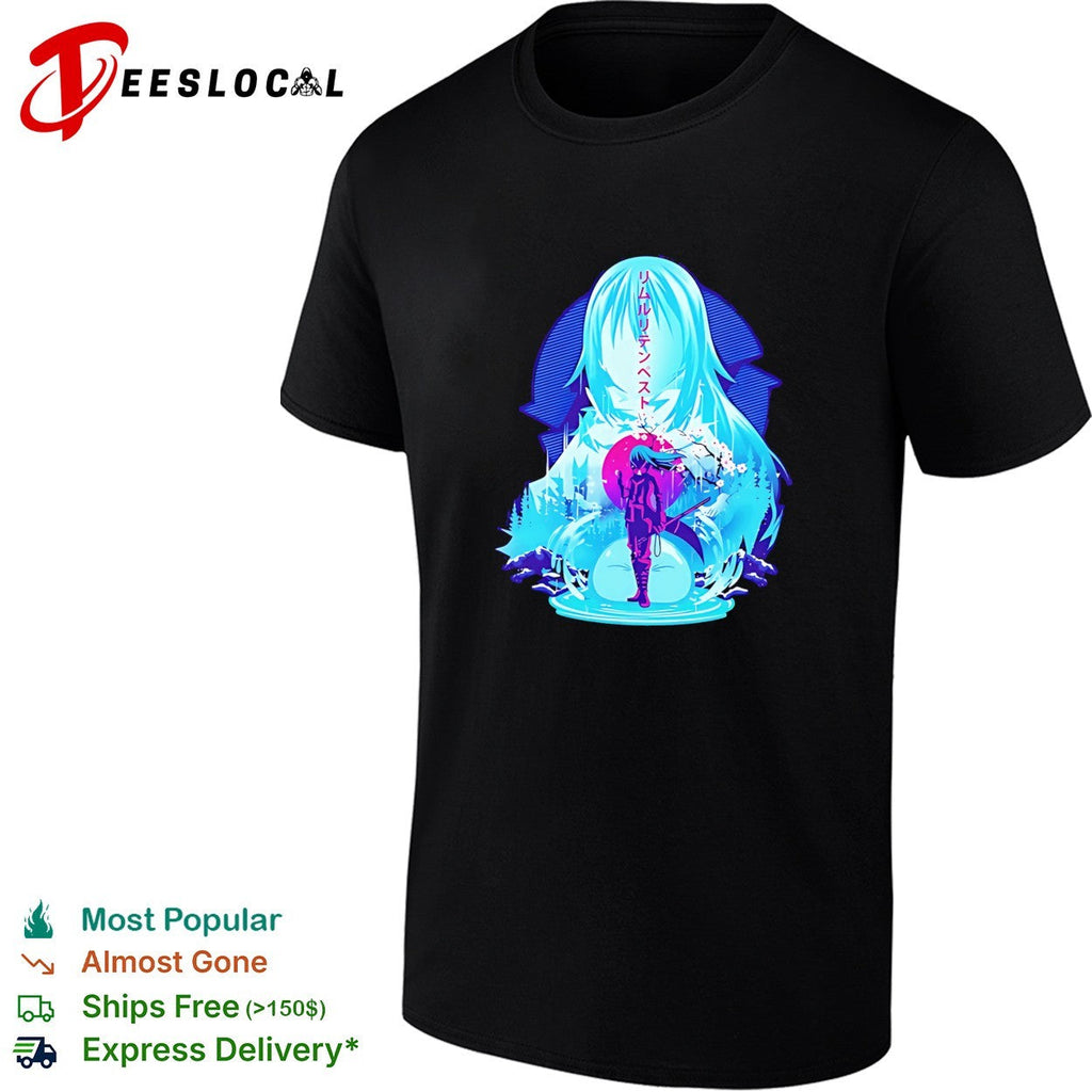 Rimuru Tempest That Time I Got Reincarnated as a Slime katakana vintage shirt Unisex