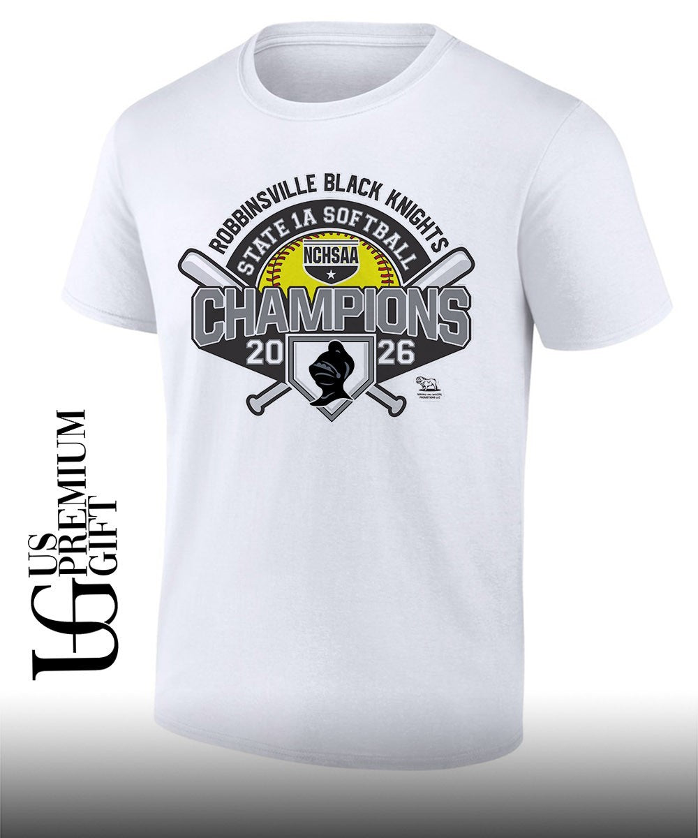 Robbinsville Black Knights NCHSAA 1A Softball State Champions 2026 shirt Unisex
