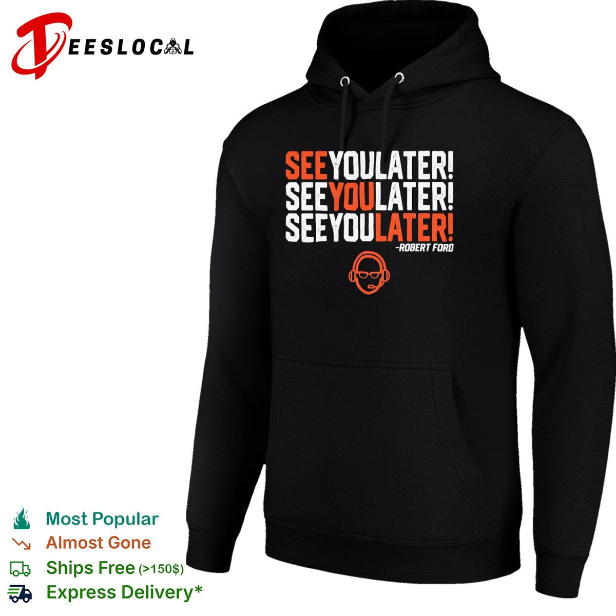 Robert Ford See You Later Houston Astros Baseball Radio Broadcaster shirt Unisex