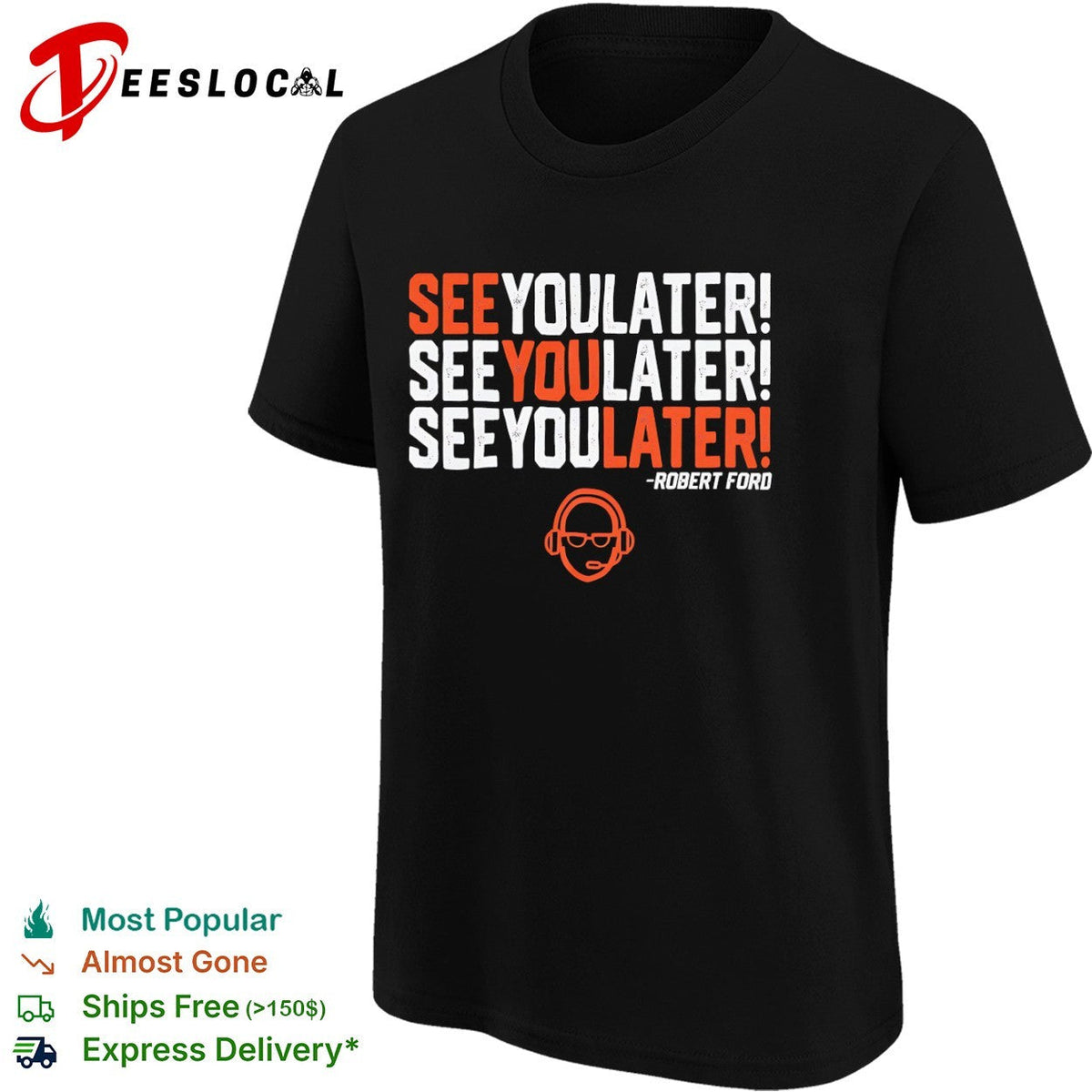 Robert Ford See You Later Houston Astros Baseball Radio Broadcaster shirt Unisex